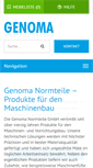 Mobile Screenshot of genoma.de