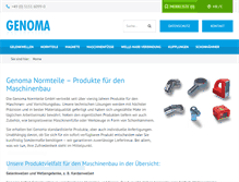 Tablet Screenshot of genoma.de